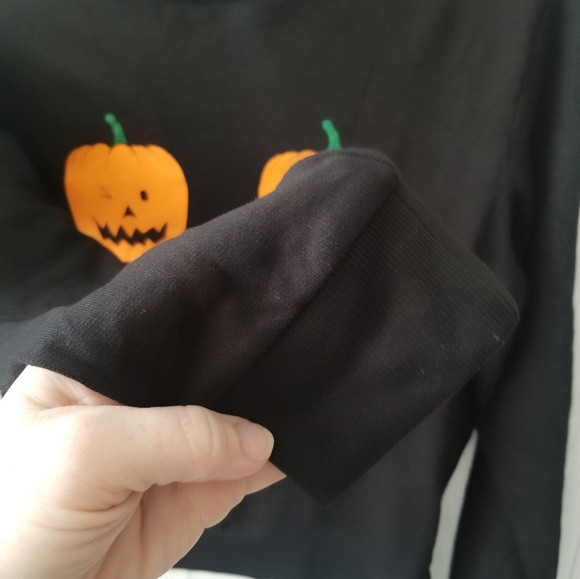 NWOT H & M Playful Pumpkins Sweater Size XSmall - Picture 3 of 5